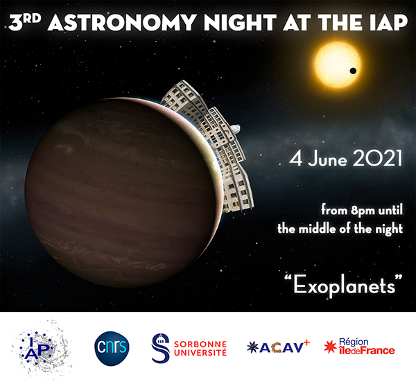 Poster of the 3rd IAP Astronomy Night