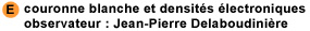 image Couronne blanche et densits lectroniques