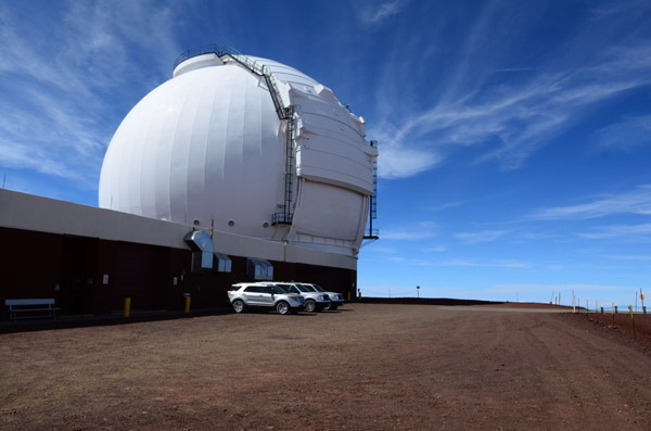 Télescope de 10m KECK sur le Mauna Kéa à Hawaii, aux États-Unis