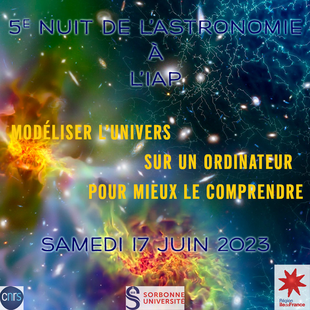 Visuel pour la 5e Nuit de l'astronomie à l'IAP