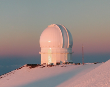 Le tlescope TCFH au sommet du Mauna Kea