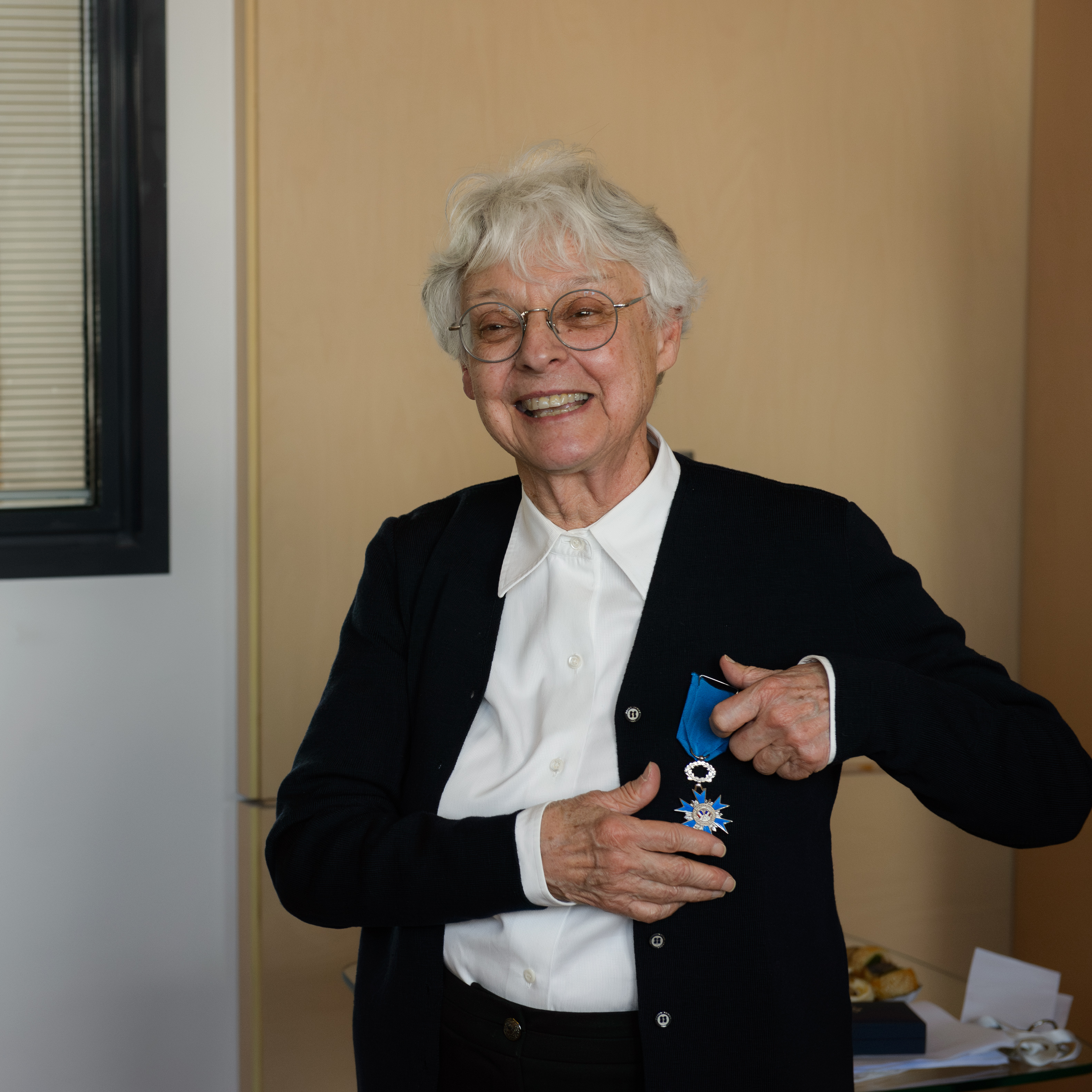 Figure 1 : Michèle Gerbaldi, le 26 mars 2025, à l'IAP.