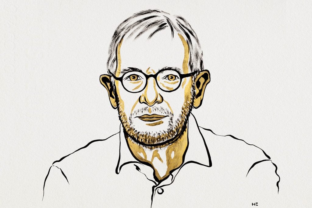 Portrait de Francis Halzen (Ill. Niklas Elmehed © Nobel Prize Outreach)